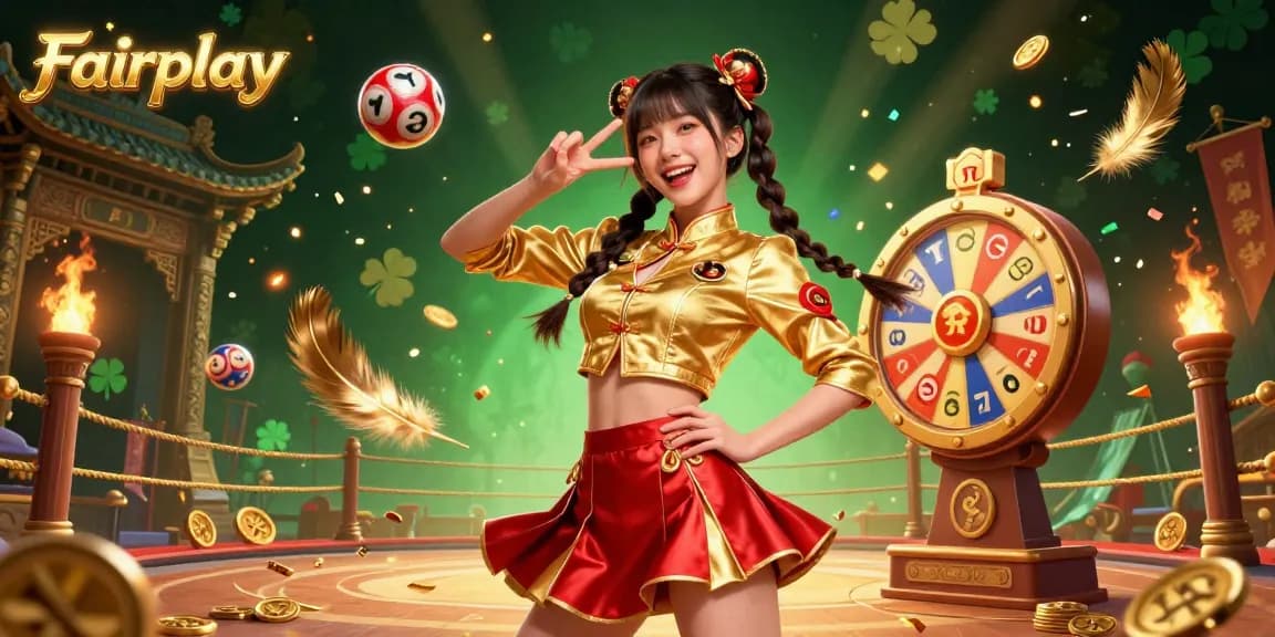 Engage with Fairplay's thrilling casino world through vibrant lottery gameplay and exciting elements.