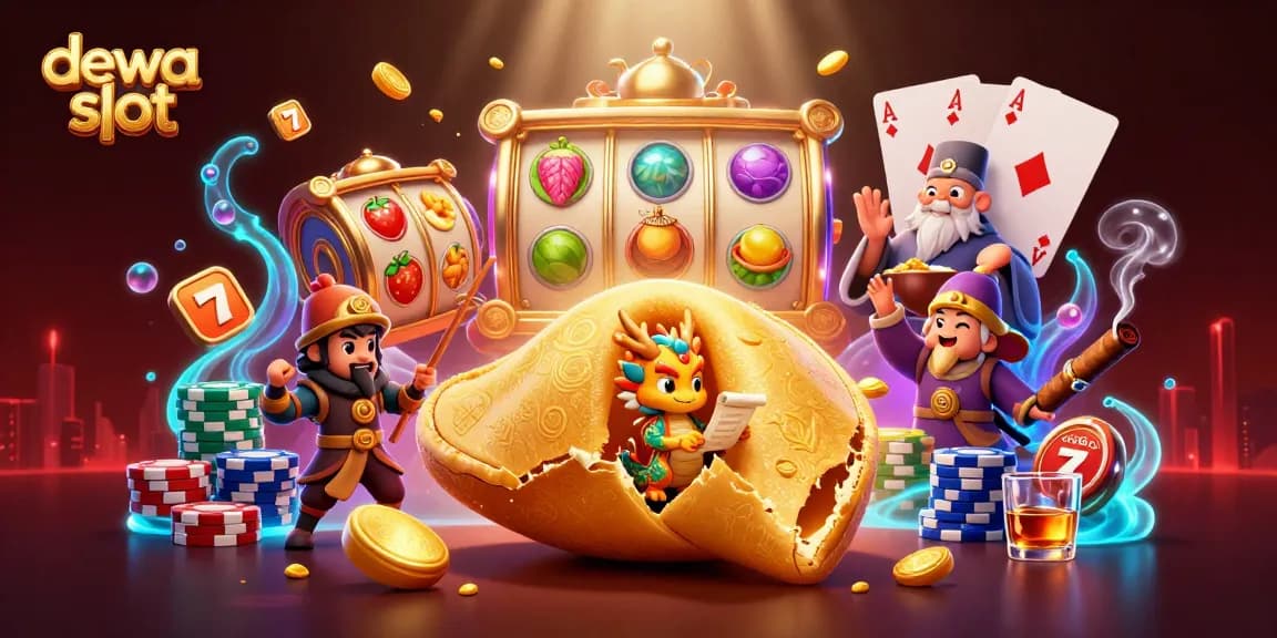 Mengenal slot dewa slot dengan permainan menarik dan naga emas dalam ilustrasi 3D yang fantastis
