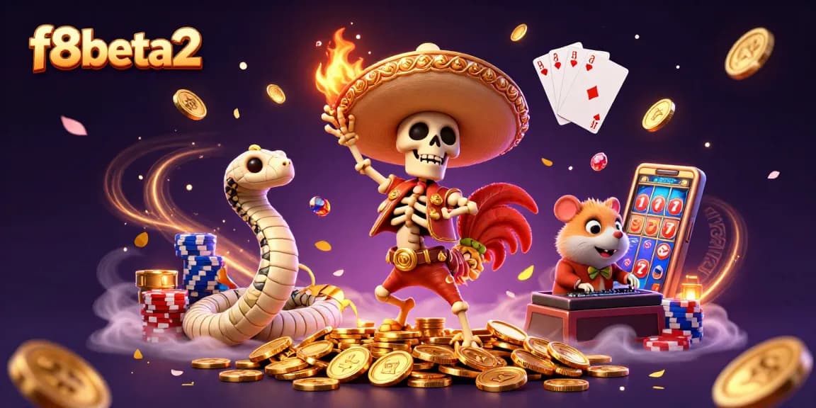 Experience fun and excitement with the f8beta2 casino's thrilling games and vibrant characters.