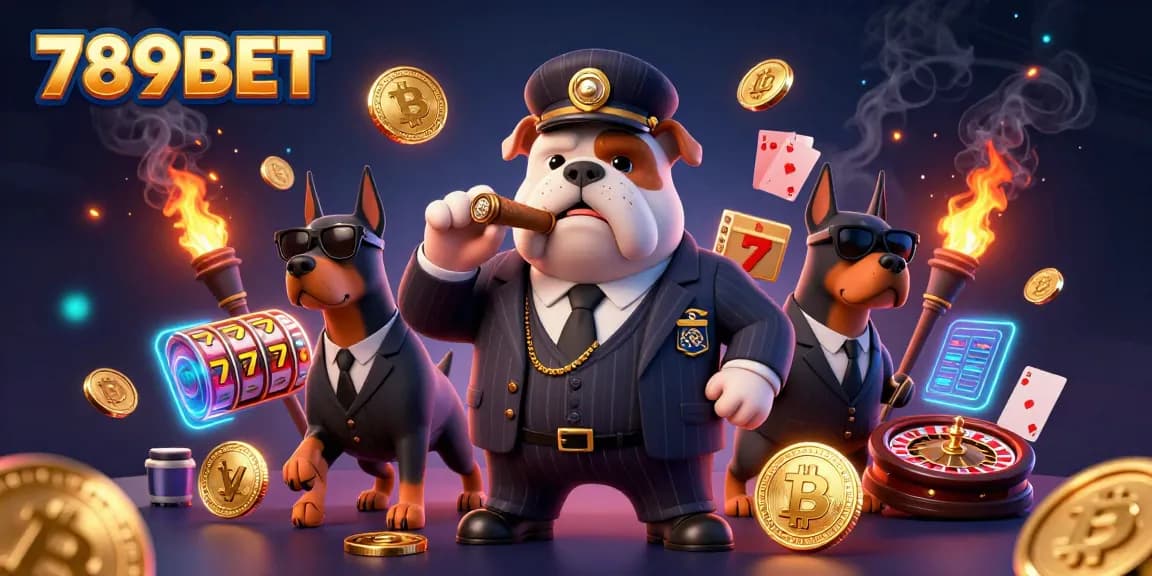 Engage with thrilling jackpots at 789BET in a vibrant 3D casino scene.