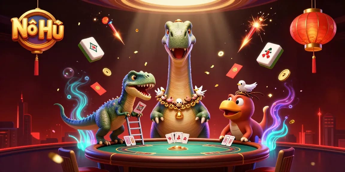 Nổ Hũ jackpot spins reveal unique casino thrills through playful 3D characters and vibrant game elements.