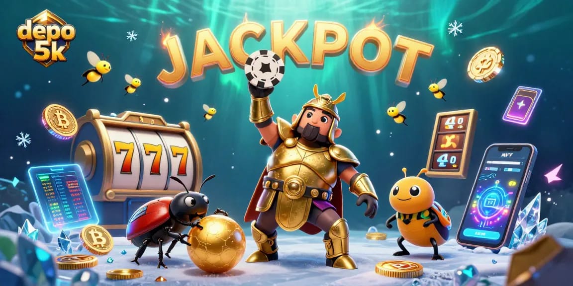 Menangkan jackpot di depo 5k dengan karakter menarik dan slot yang menggiurkan.