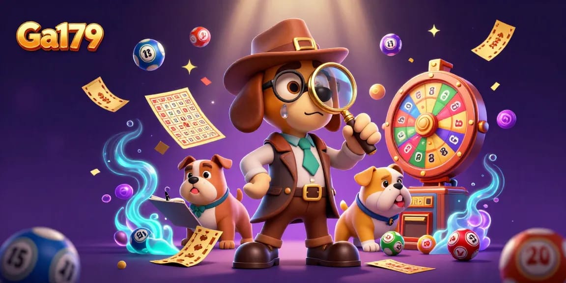 Engage with Ga179's vibrant gaming world, featuring characters in a dynamic casino scene filled with action and excitement.