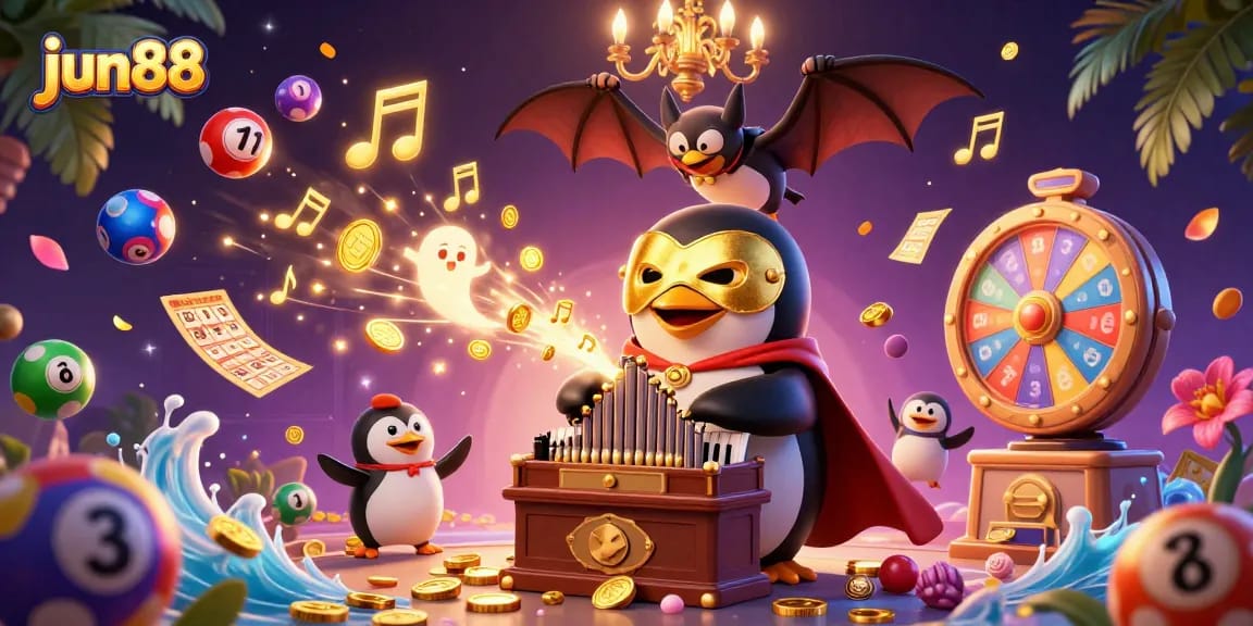Experience the excitement of jun88 with vibrant casino-themed elements and engaging animations.