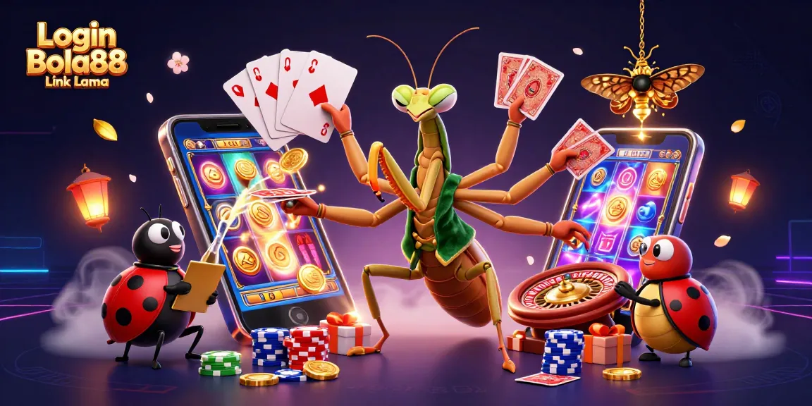 Engage with thrilling lottery action at Login Bola88 Link Lama, featuring vibrant gaming elements.