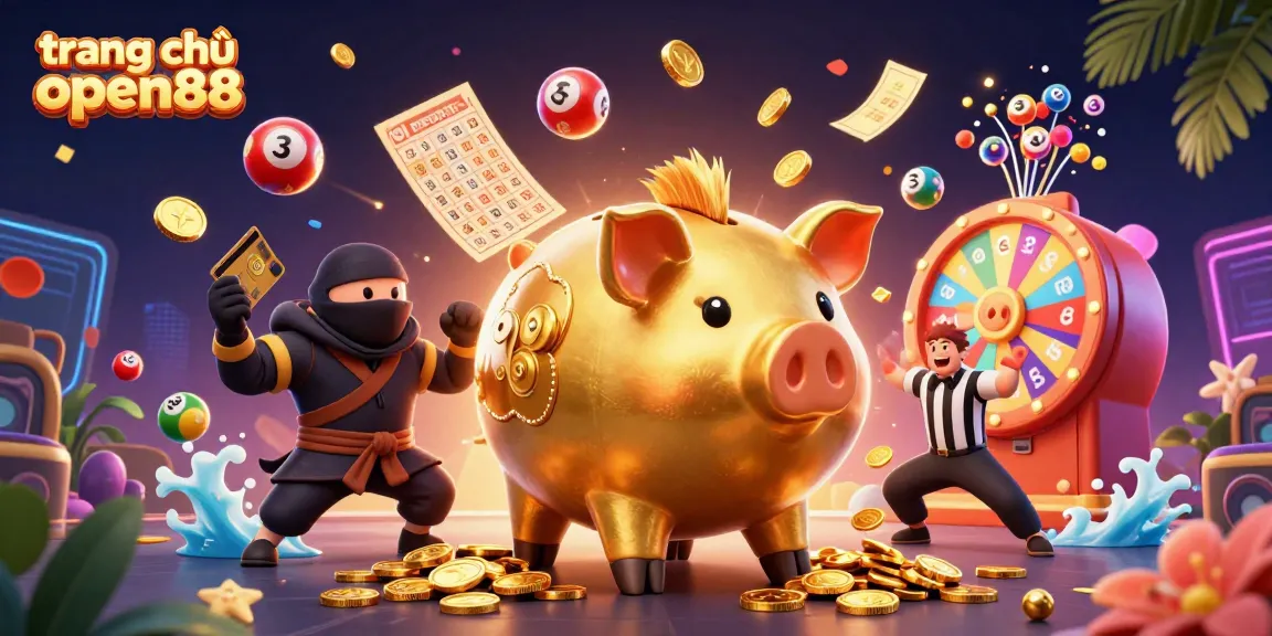 Play and win at trang chủ open88 with vibrant 3D characters and dynamic casino elements.