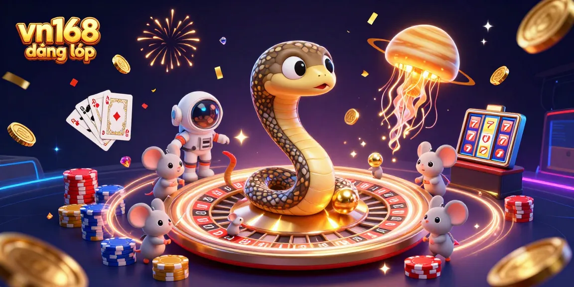 Experience vn168 đăng nhập with thrilling bets as astronaut mice stake on cosmic roulette!