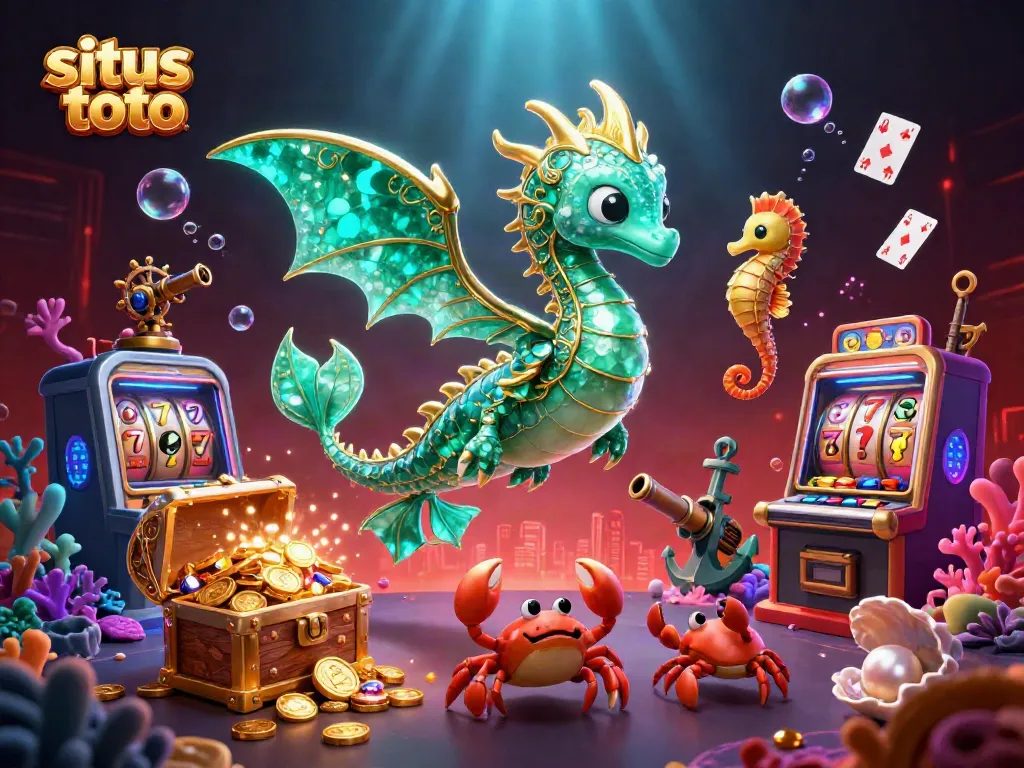 Engage with situs toto and discover vibrant slot machines and treasures in an underwater casino realm.