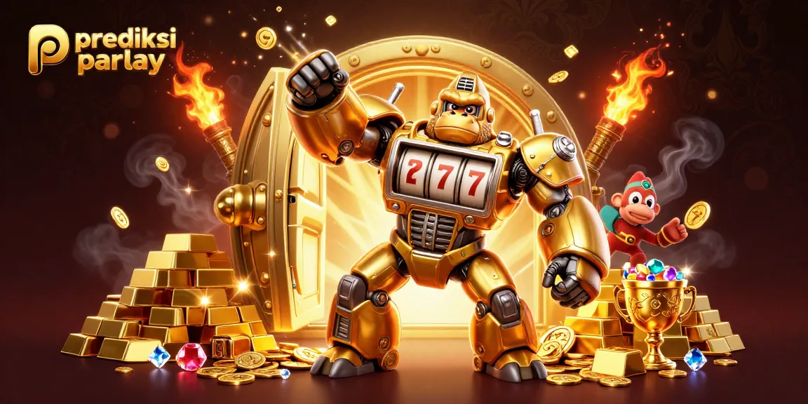Experience exhilarating prediksi parlay with a vibrant 3D gaming illustration showing exciting betting action.