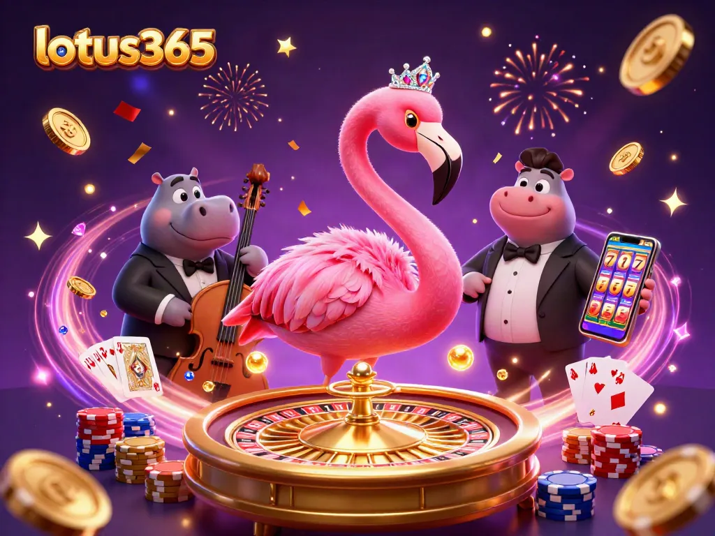 Engage with lotus365 through vibrant casino action featuring colorful characters and dynamic gaming elements.