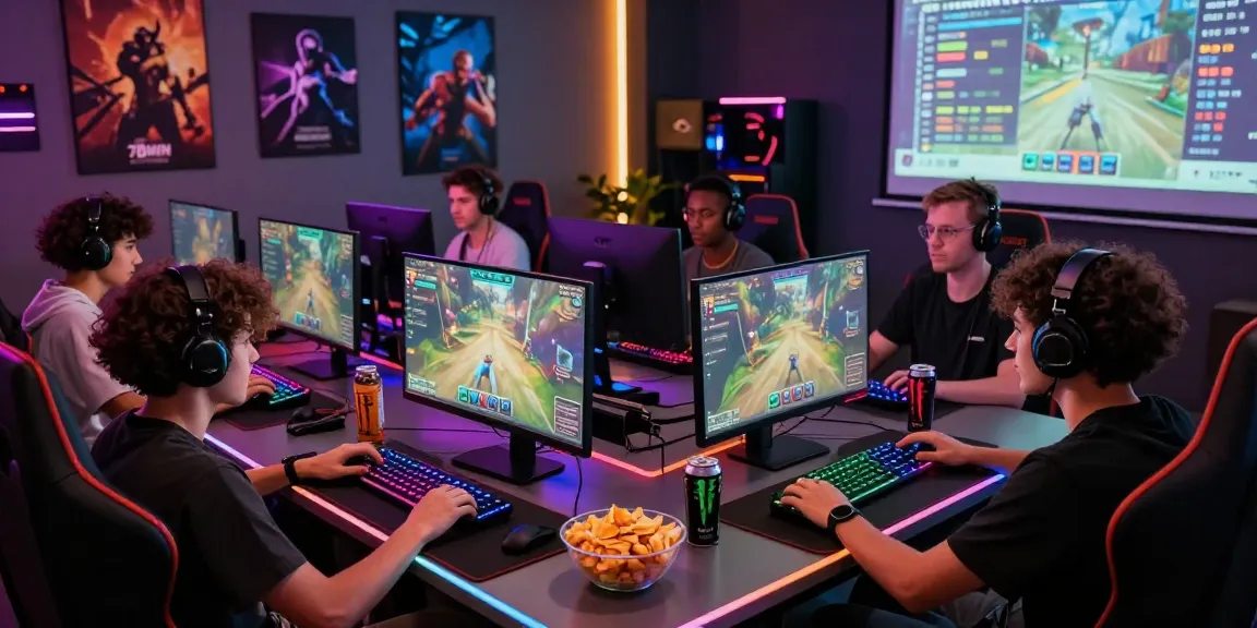 78win gaming excitement with friends at a vibrant online gaming table.