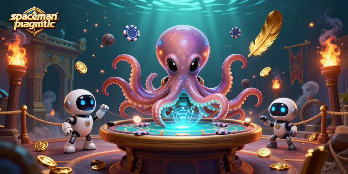 Experience the thrill of spaceman pragmatic as you engage with an exciting alien-themed poker game illustration.