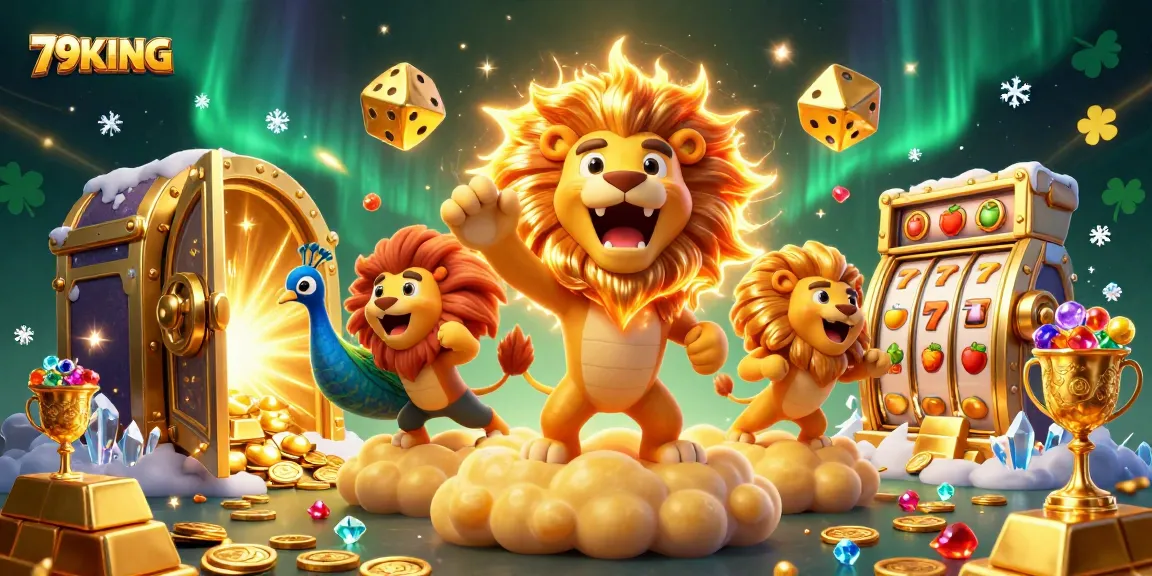 Experience the thrill of 79KING with vibrant slot game elements and dazzling treasures.