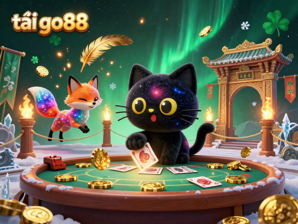 Experience casino thrills and excitement with tải go88 in vibrant, cosmic 3D illustration rich in detail.
