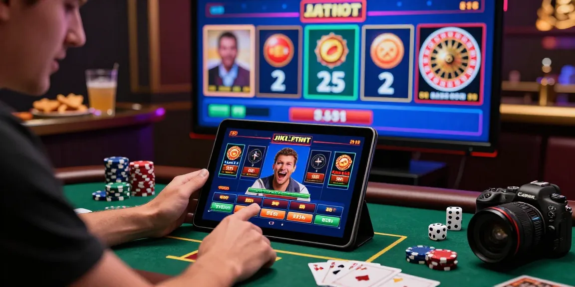 LUCK8 platform user enjoying live online betting experience with engaging interface and gaming items.