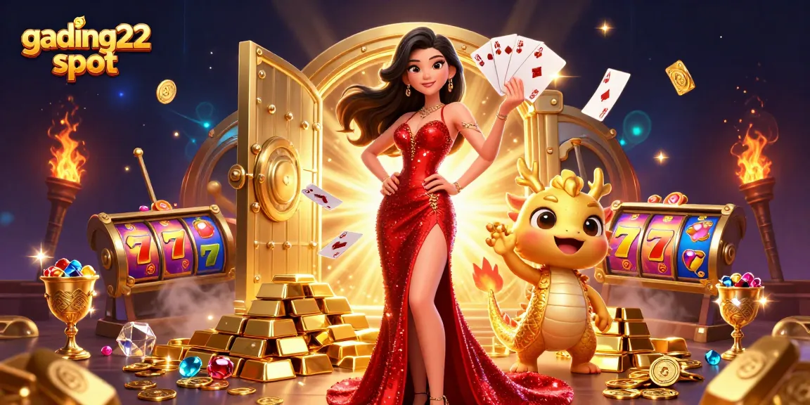 Engage in the thrilling gading22 slot action with elegant characters and vibrant game elements.