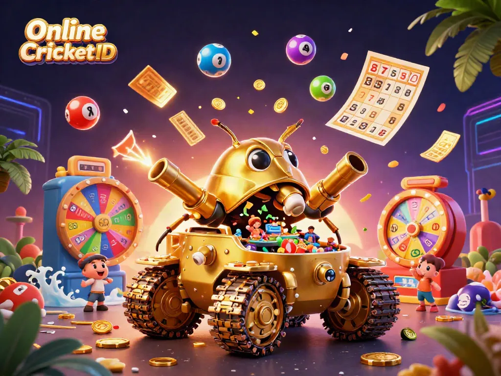 Engage with thrilling Online Cricket ID experiences, featuring dynamic casino elements and vibrant gaming visuals.