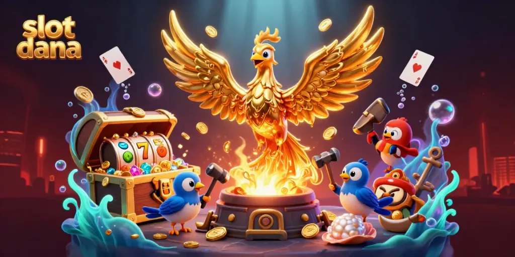 Mengalami permainan slot dana yang menguntungkan dengan simbol keberuntungan dan suasana berdampak tinggi.