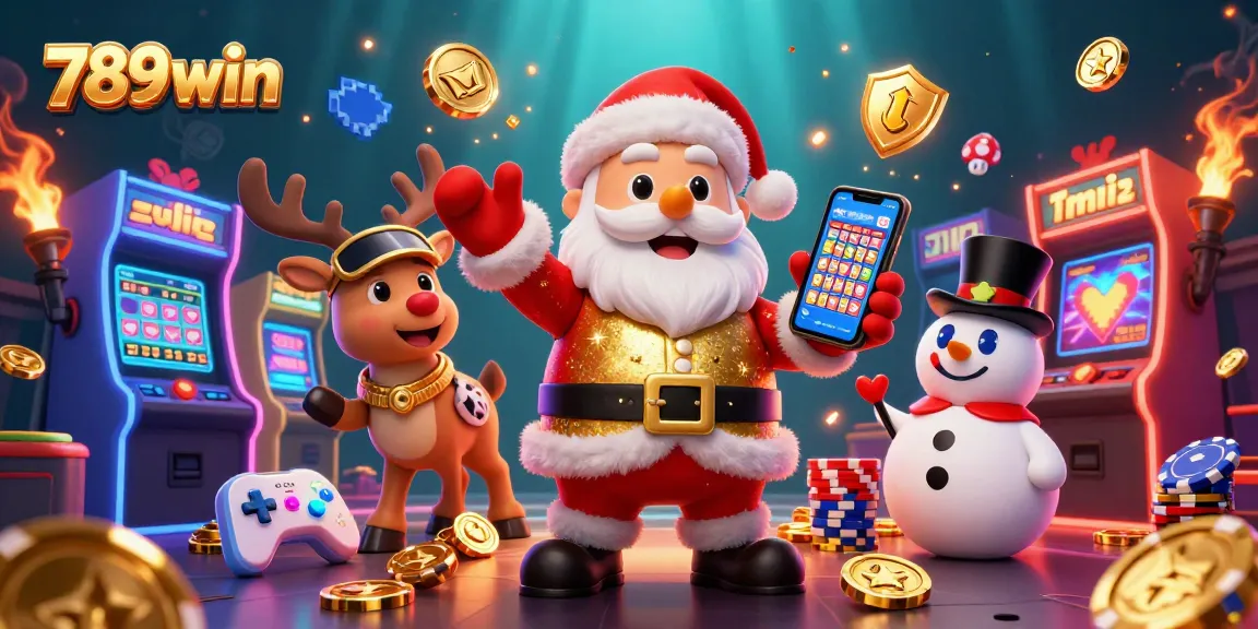 Play jackpot slots with 789win characters in an immersive animated casino scene.
