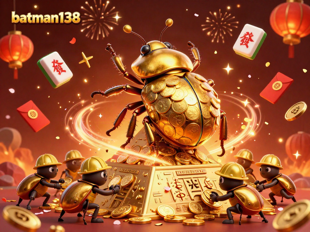Experience the excitement of batman138 with vibrant gaming scenes featuring magical golden elements.