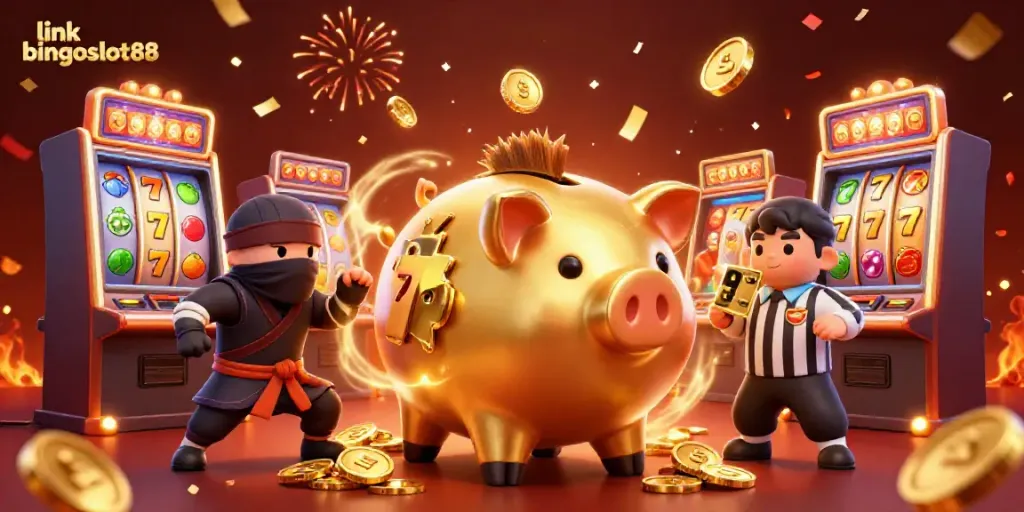 Menangkan jackpot dengan link bingoslot88 dalam ilustrasi kasino yang meriah
