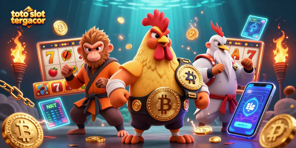 Experience thrilling wins with toto slot tergacor in this vibrant casino scene featuring dynamic characters and game elements.