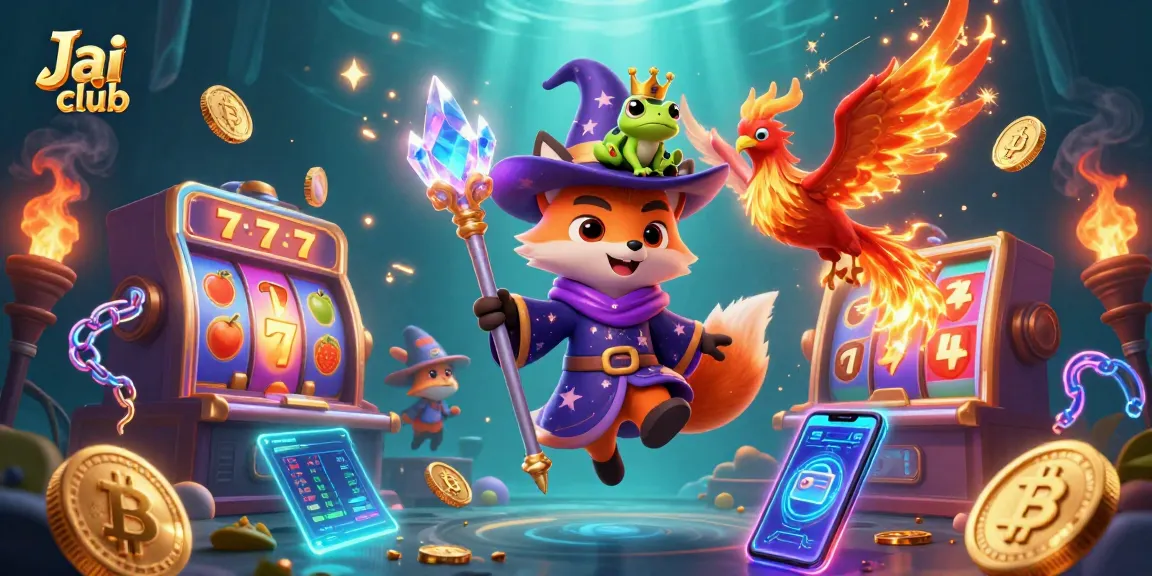 Engage with Jai club's thrilling slot games featuring vibrant jackpots and magical characters.