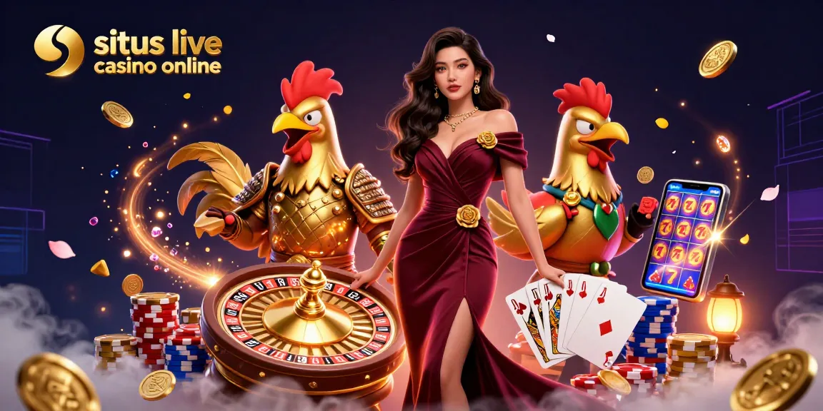 Engage with situs live casino online featuring vibrant characters, dynamic game elements, and rich visuals.