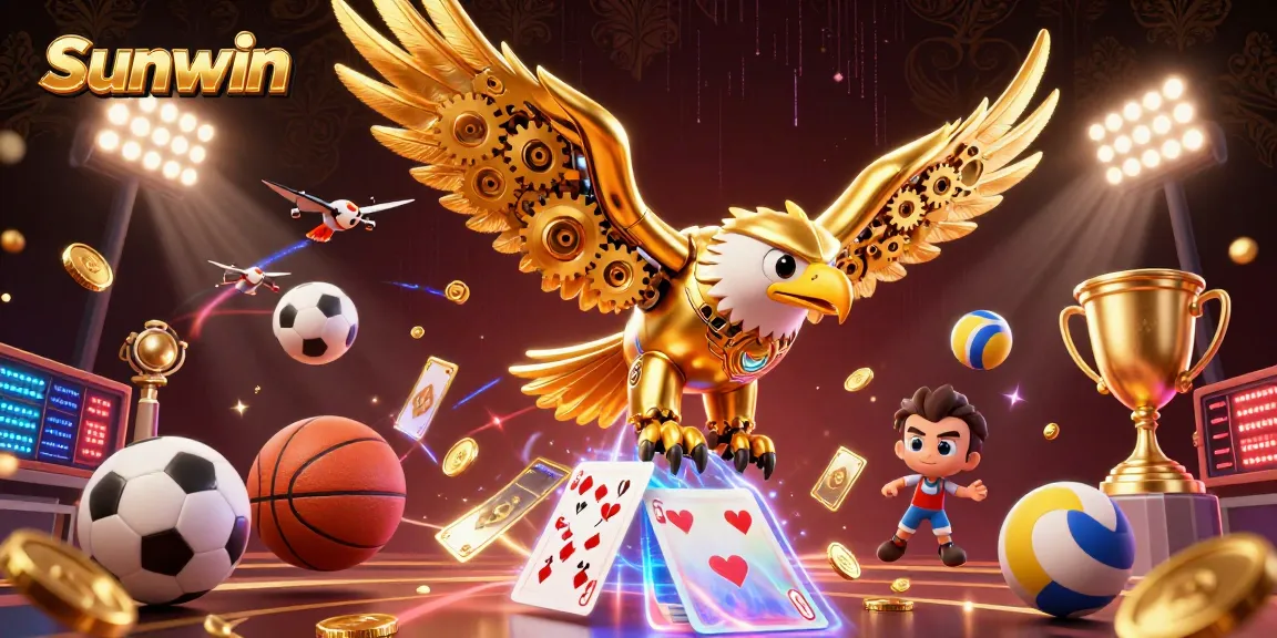 Engage with Sunwin's thrilling casino experience through dynamic gaming action featuring holographic cards.