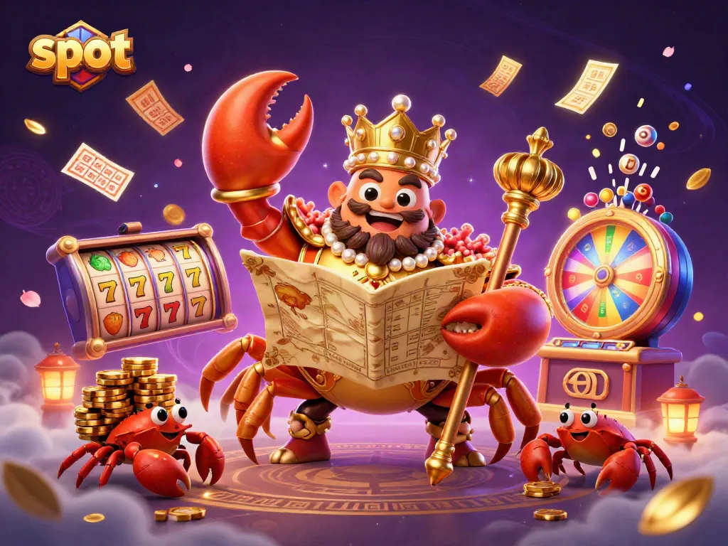 Engage with vibrant slot reels and dynamic gaming elements in an immersive gambling scene.