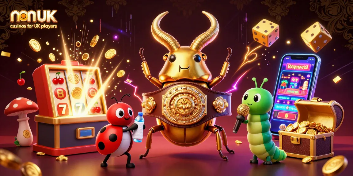 Experience thrilling gameplay at non UK casinos for UK players with vibrant characters and dynamic elements.