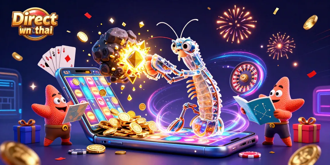 Engage with the Direct web in thai while enjoying vibrant casino elements and colorful slot games.