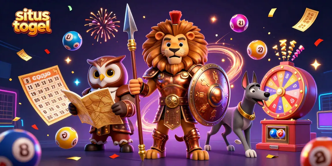 Engage with situs togel lottery action featuring vibrant game elements in a dynamic 3D scene.