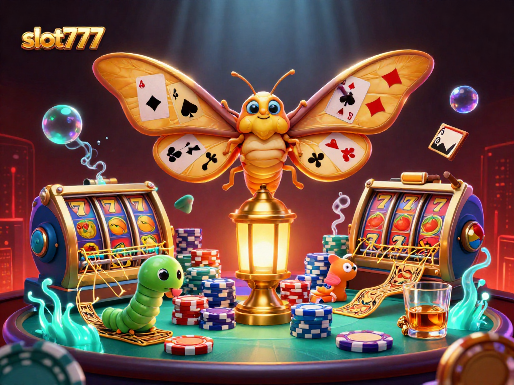 Menangkan jackpot di slot777 dengan ilustrasi kasino yang menakjubkan dan berisi simbol keberuntungan.