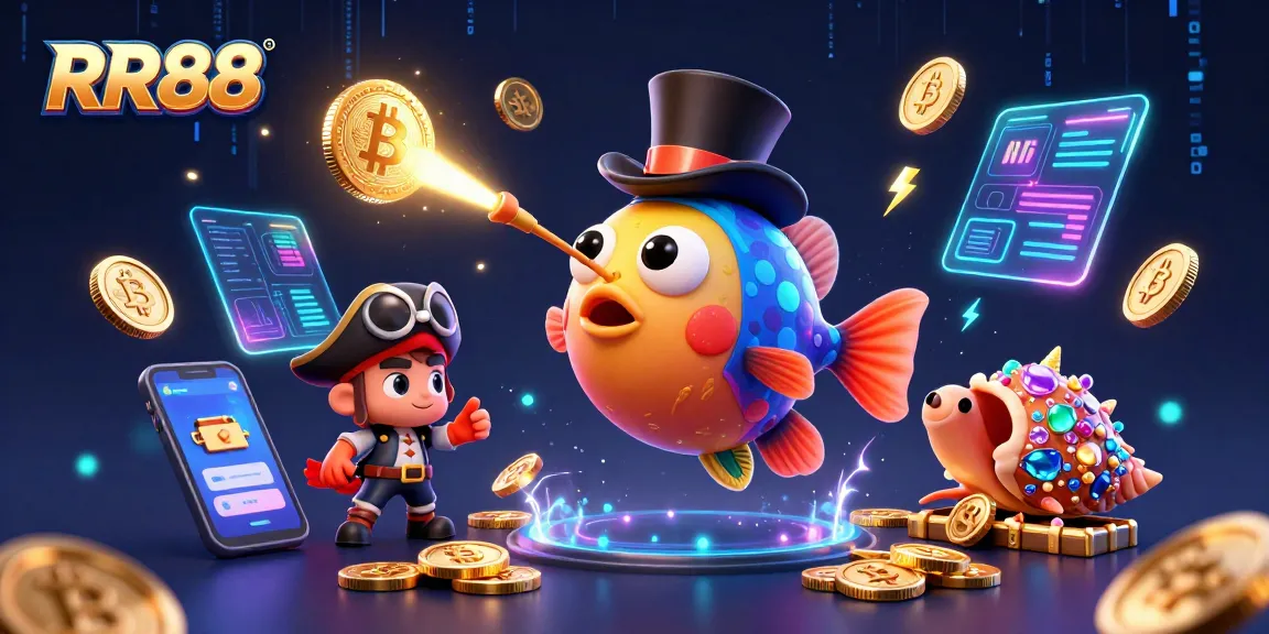 Engage in RR88's thrilling underwater adventure with treasures and vibrant crypto coins!