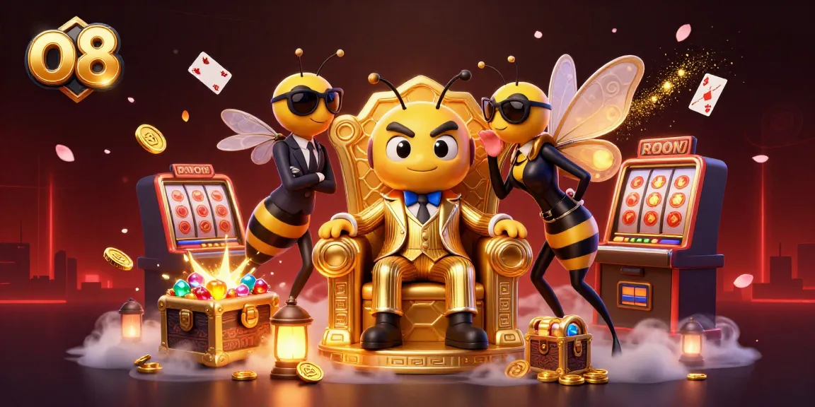 Experience the thrill of o8 casino with vibrant gaming elements and dynamic characters.