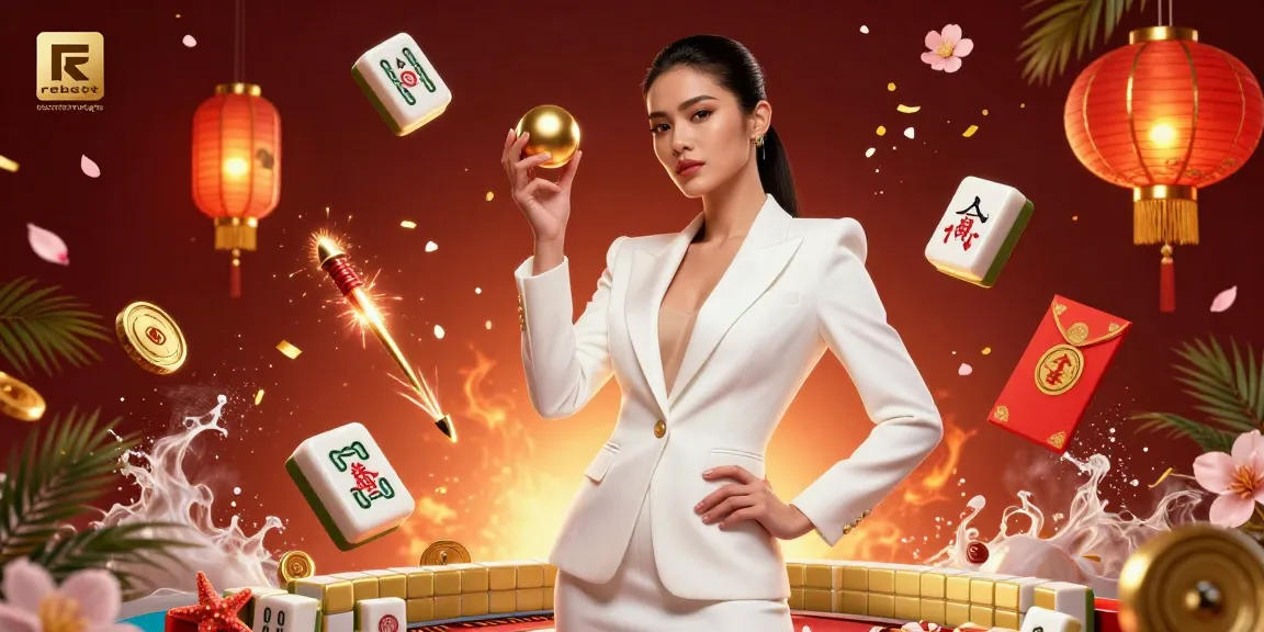 Engage with reboottechnologies' vibrant casino atmosphere featuring Asian woman holding roulette ball.