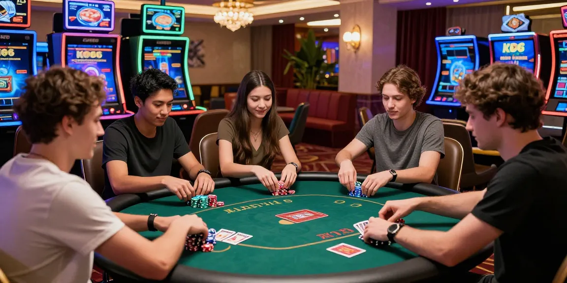 Exciting online gaming scene showcasing KO66 promotions in a vibrant casino environment.