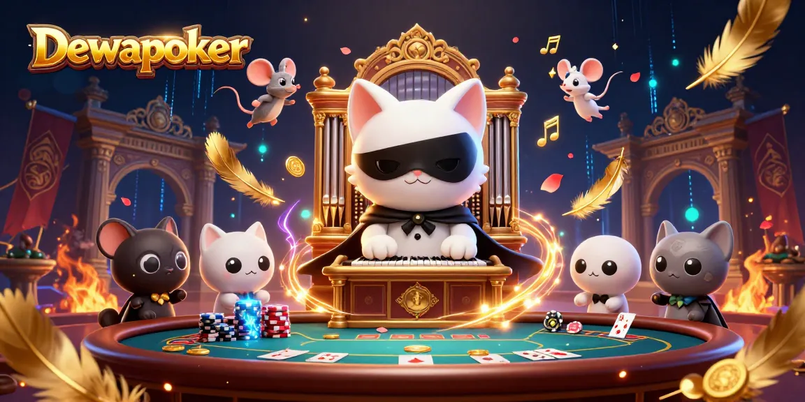 Dewapoker offers thrilling poker experiences with colorful elements in an engaging casino setting.
