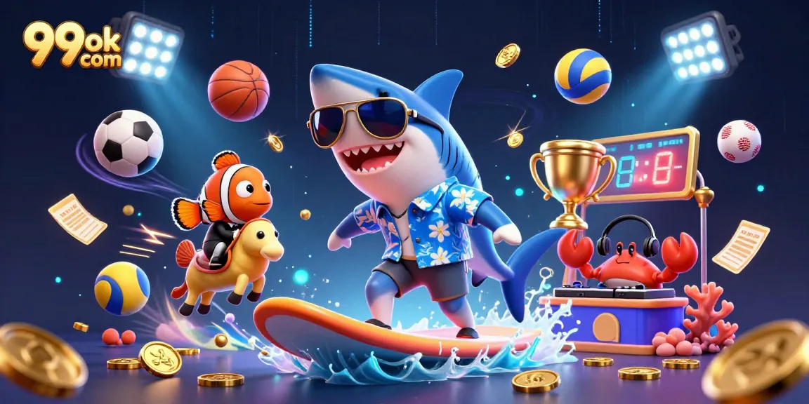 Join the action at 99ok com with gaming excitement and vibrant casino characters!