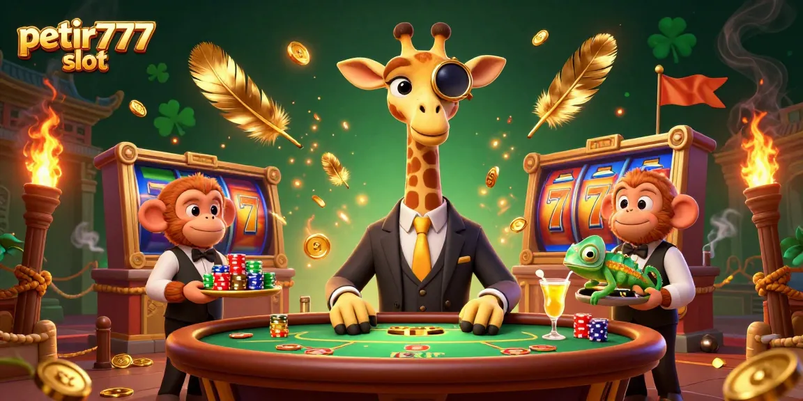Join the action with petir777 slot in this vibrant casino scene full of dynamic game elements.
