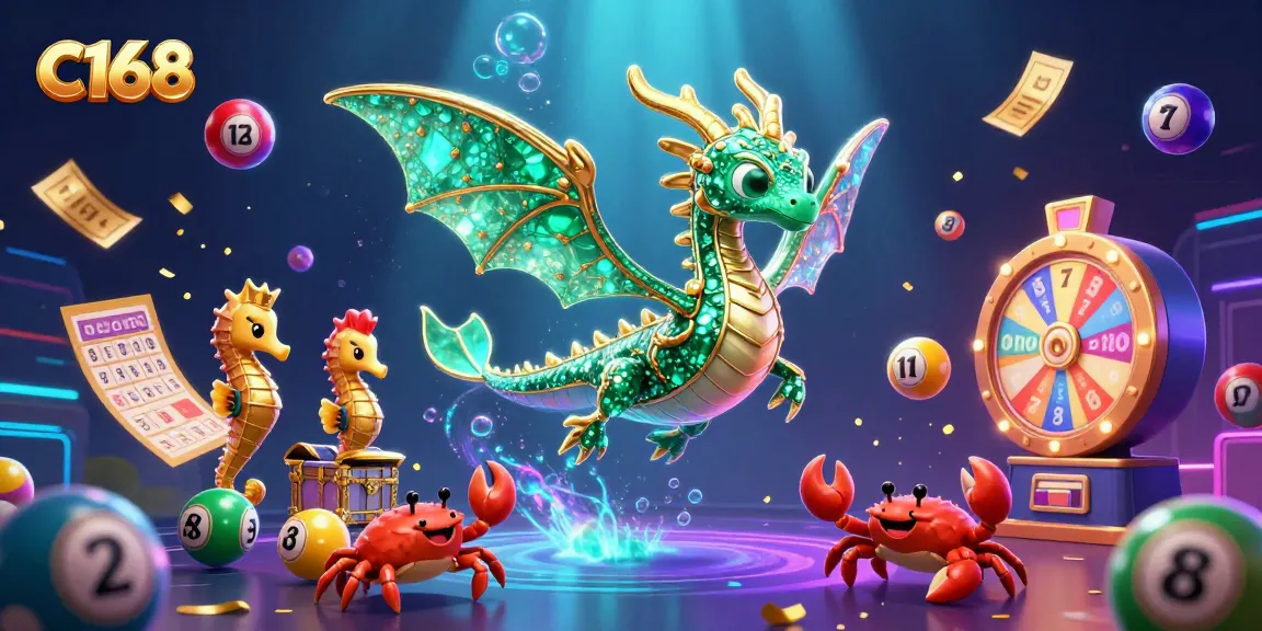 C168 engages players with vibrant colorful elements in a thrilling online lottery environment