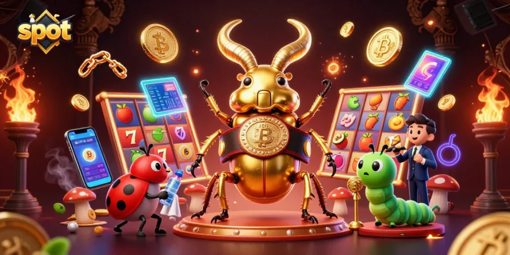 Menangkan jackpot slot dengan simbol beruntung dan karakter 3D yang memukau