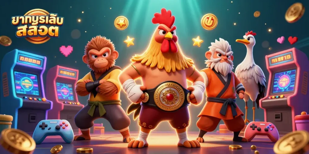 ทดลองเล่นสล็อต กับภาพการ์ตูน 3D สวยงามที่มีองค์ประกอบคาสิโน