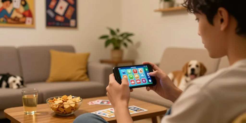 Install Card Rummy APK and enjoy card games in a cozy atmosphere.