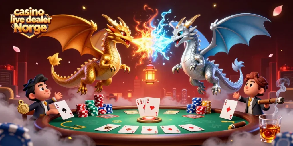 Spill på casino live dealer Norge med spennende grafikk og dynamiske elementer for spillere.